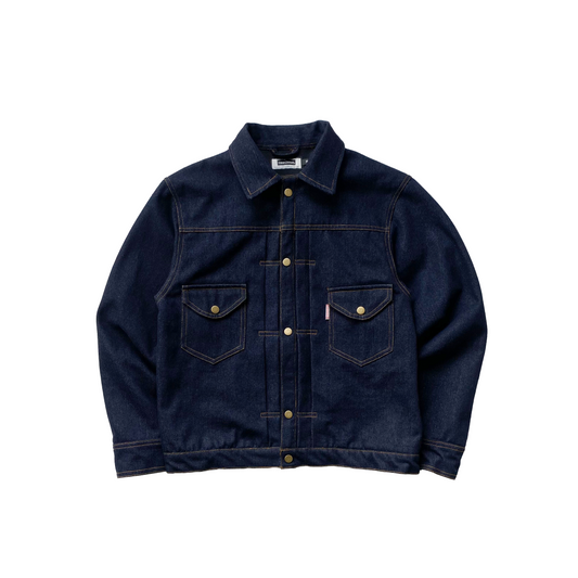 THINKCHAMP - BUCCANEER DENIM TYPE-2 JACKET IN INDIGO BLUE | SCARLET TAG BY THINKCHAMP