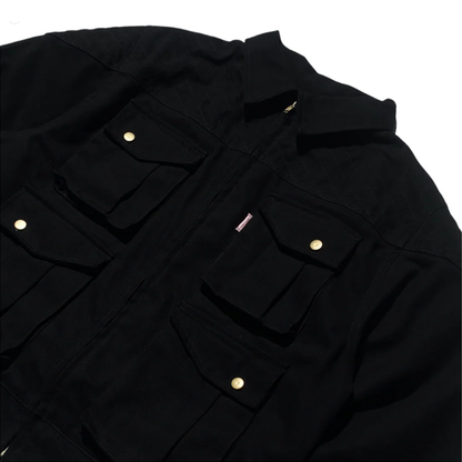 THINKCHAMP - BUCCANEER BISON PADDED-READY JACKET IN BASALT BLACK