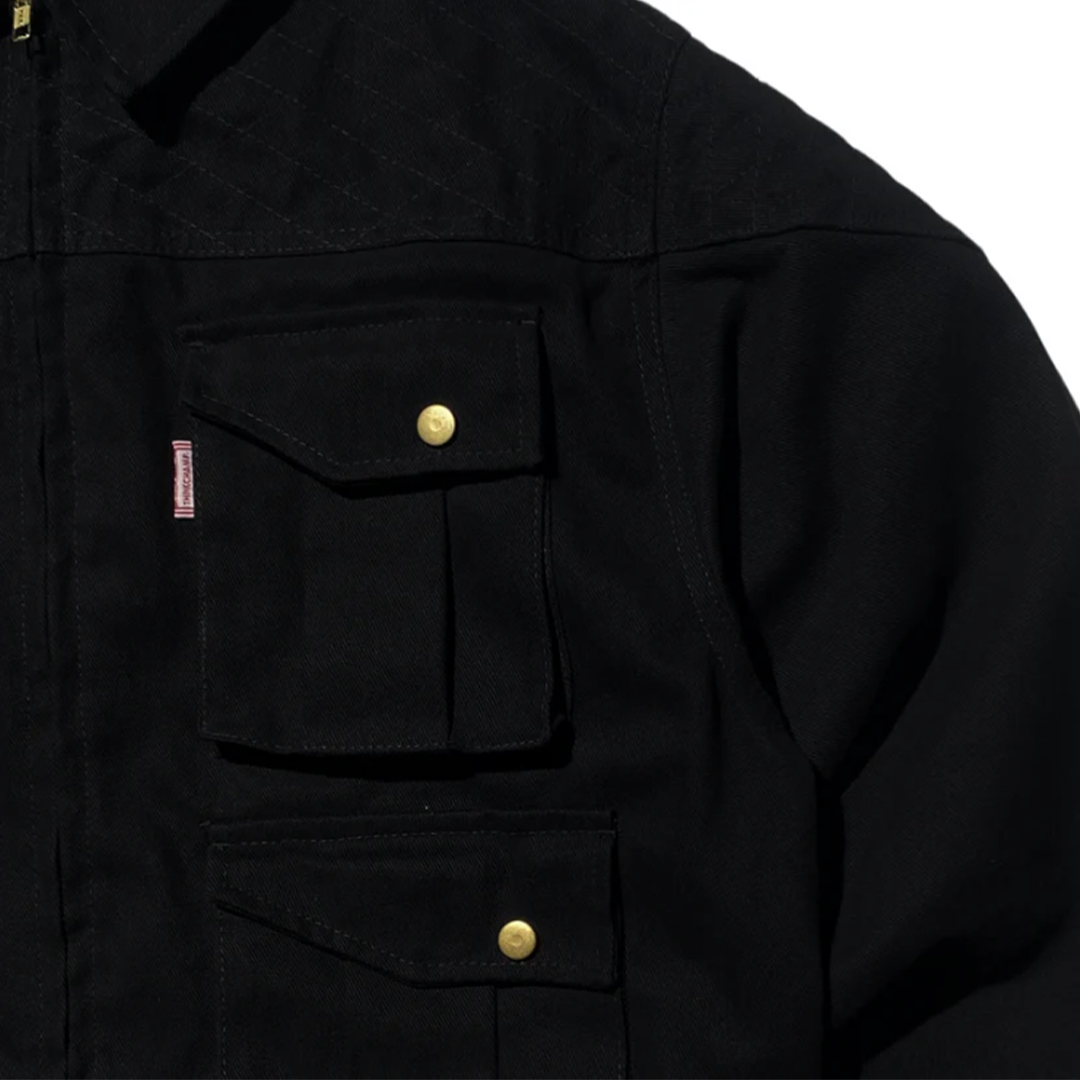 THINKCHAMP - BUCCANEER BISON PADDED-READY JACKET IN BASALT BLACK