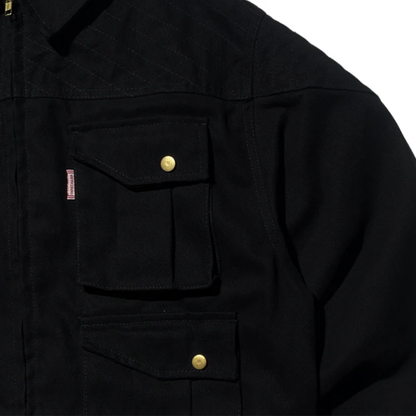THINKCHAMP - BUCCANEER BISON PADDED-READY JACKET IN BASALT BLACK