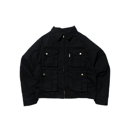 THINKCHAMP - BUCCANEER BISON PADDED-READY JACKET IN BASALT BLACK