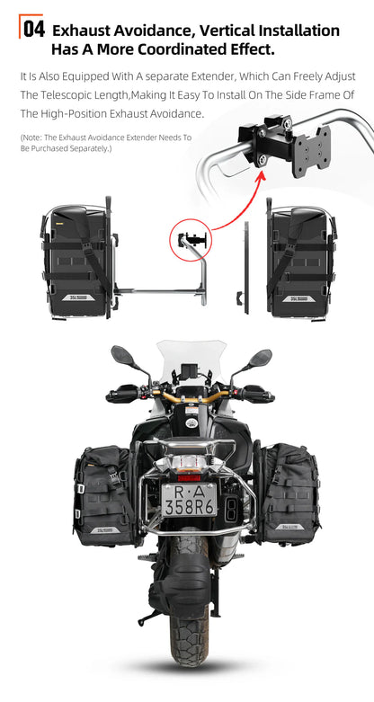 MJX2004BK - Mechanic -35L Quick release side bag