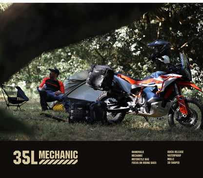 MJX2004BK - Mechanic -35L Quick release side bag