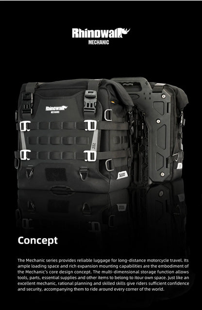 MJX2004BK - Mechanic -35L Quick release side bag