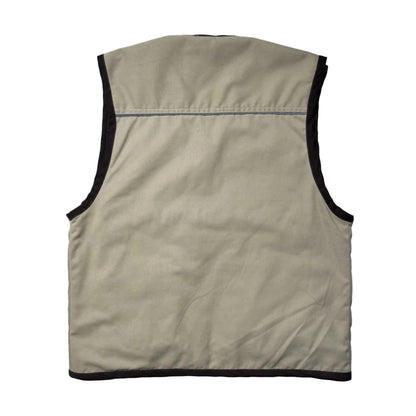 THINKCHAMP - PATHFINDER REVERSIBLE UTILITY VEST IN SAND WHITE AND TIGER CAMOU COLORWAY