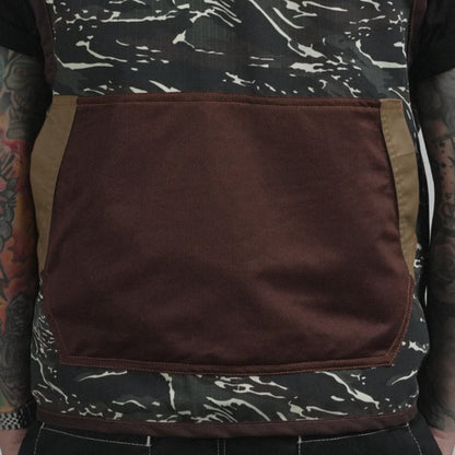 THINKCHAMP - PATHFINDER REVERSIBLE UTILITY VEST IN SAND WHITE AND TIGER CAMOU COLORWAY