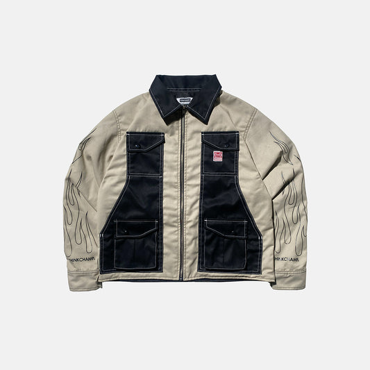 THINKCHAMP - BUCCANEER REVERSED FLAMES PADDED-READY JACKET