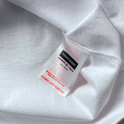 THINKCHAMP - ICONIC POCKET TEE IN WHITE