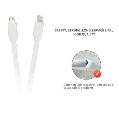 Tigernu T-C008 Charging Cable Lightning iPhone Micro usb Android Type C charger cord