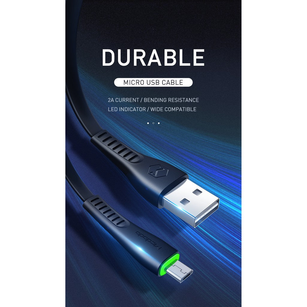 Mcdodo CA-675 Flying Fish Series Micro usb Data Cable with LED Light 1.2m