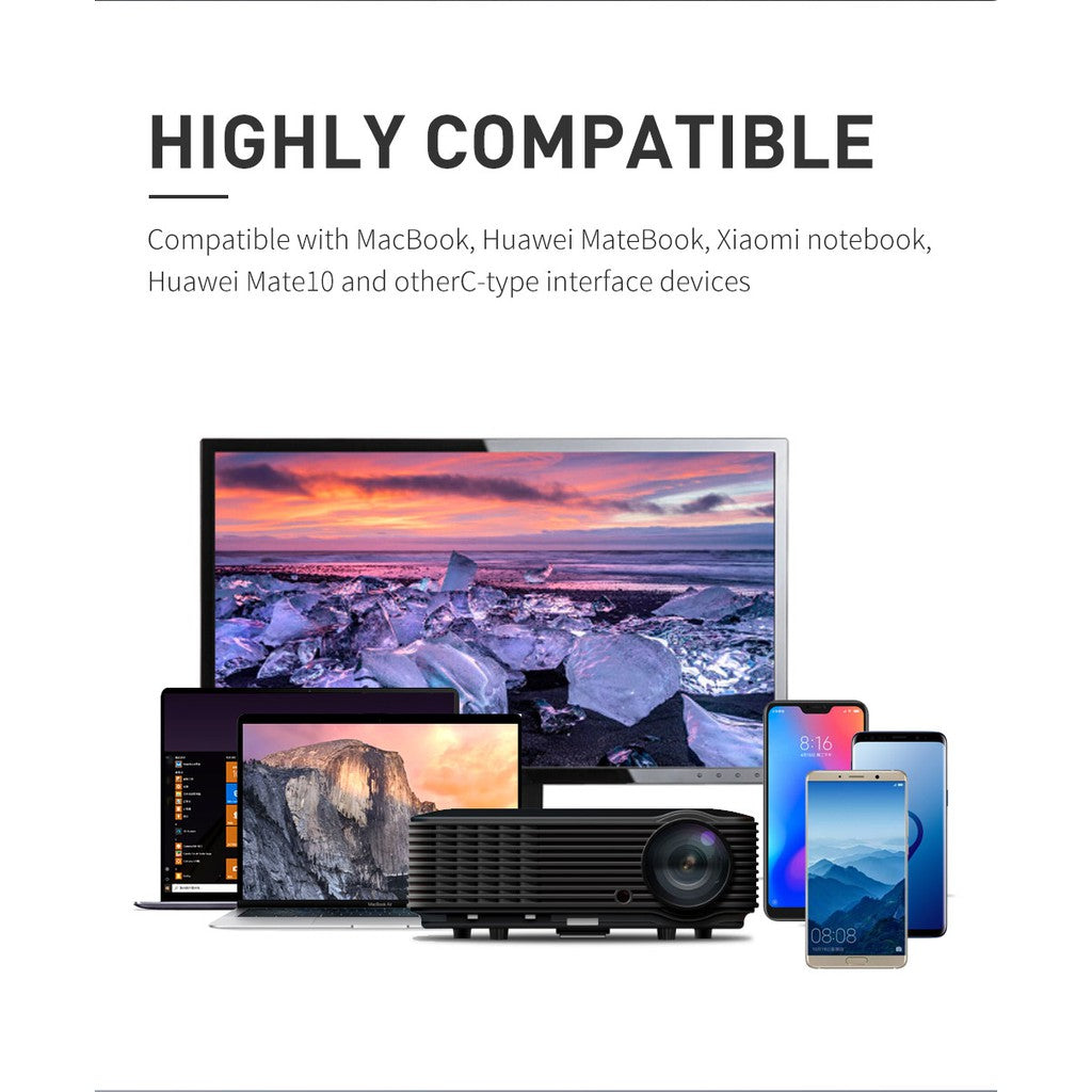Mcdodo CA-588 Type C to HDMI Cable Clear Screen Mirroring 2m