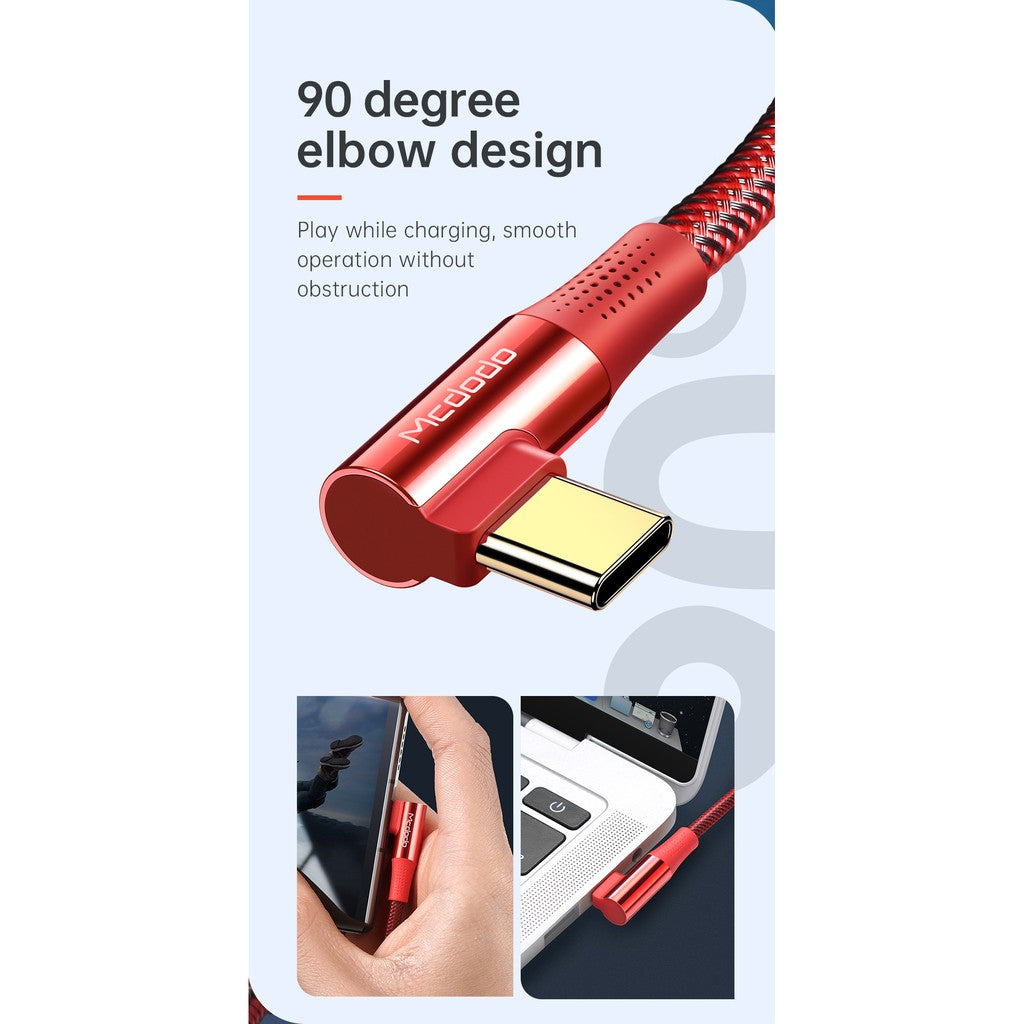 Mcdodo CA-832 100W 90 Degree Type-c to Type-C cable 1.8m