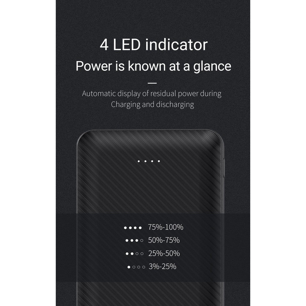 Mcdodo MC-735 Hummingbird Series 10000mAh Dual USB Power Bank