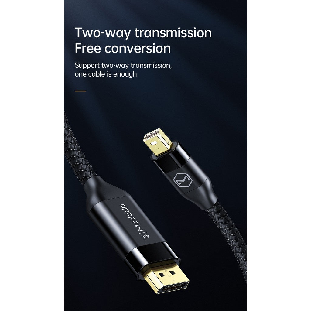 Mcdodo CA-8150 Mini DP to DP Cable 2m