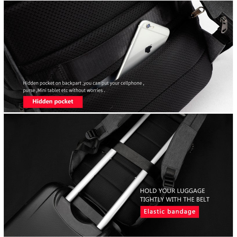 Tigernu T-B3335 15.6 inch Anti Theft Laptop Travel Backpack
