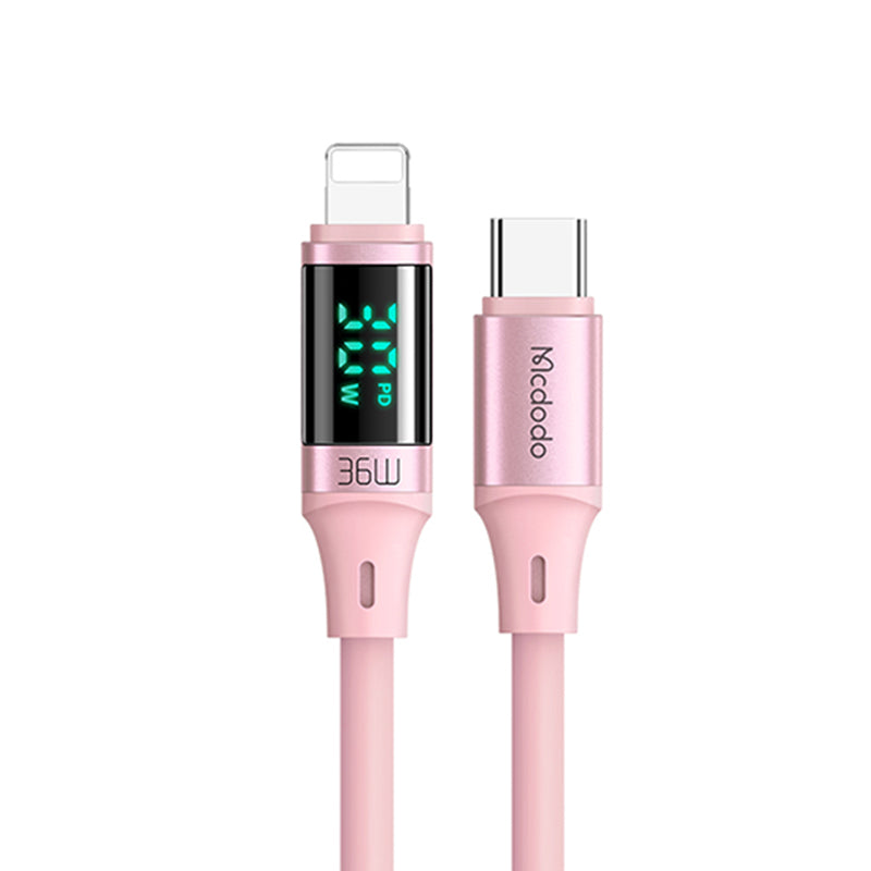 Mcdodo CA-193 Type C to Lightning Cable with Digital Display 1.8m