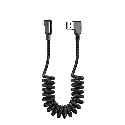 Mcdodo CA-7300 Black Glue Series 90 Degree Lightning Iphone Data Cable 1.8m
