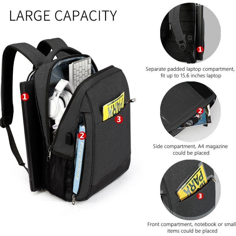 Tigernu T-B3516 15.6 inch Anti Theft Laptop Backpack w/ FreeLock