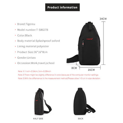 Tigernu T-S8027B Water Resistant Crossbody Travel Bag