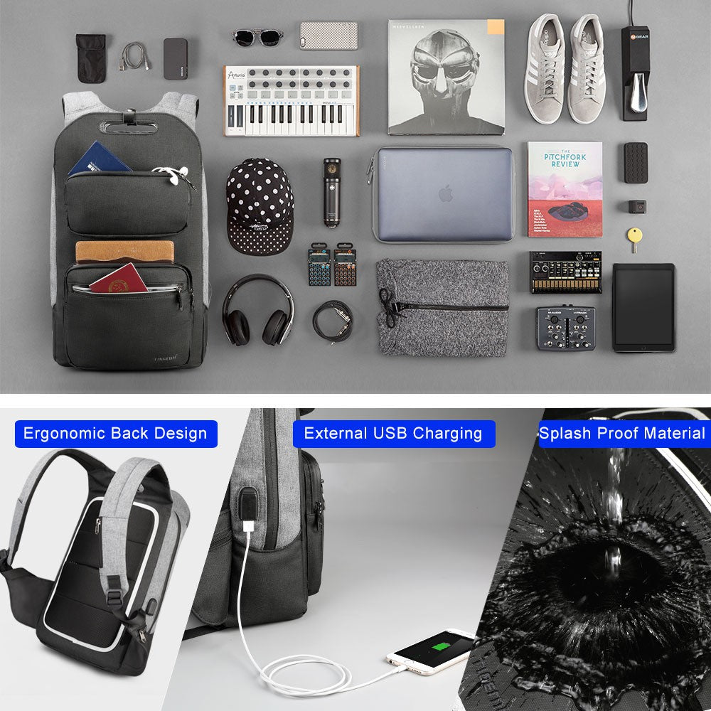 Tigernu T-B3662 15.6 inch Laptop Business School Backpack