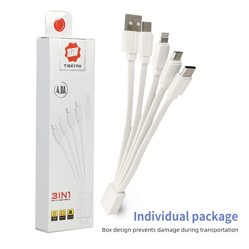 Tigernu T-C008 Charging Cable Lightning iPhone Micro usb Android Type C charger cord