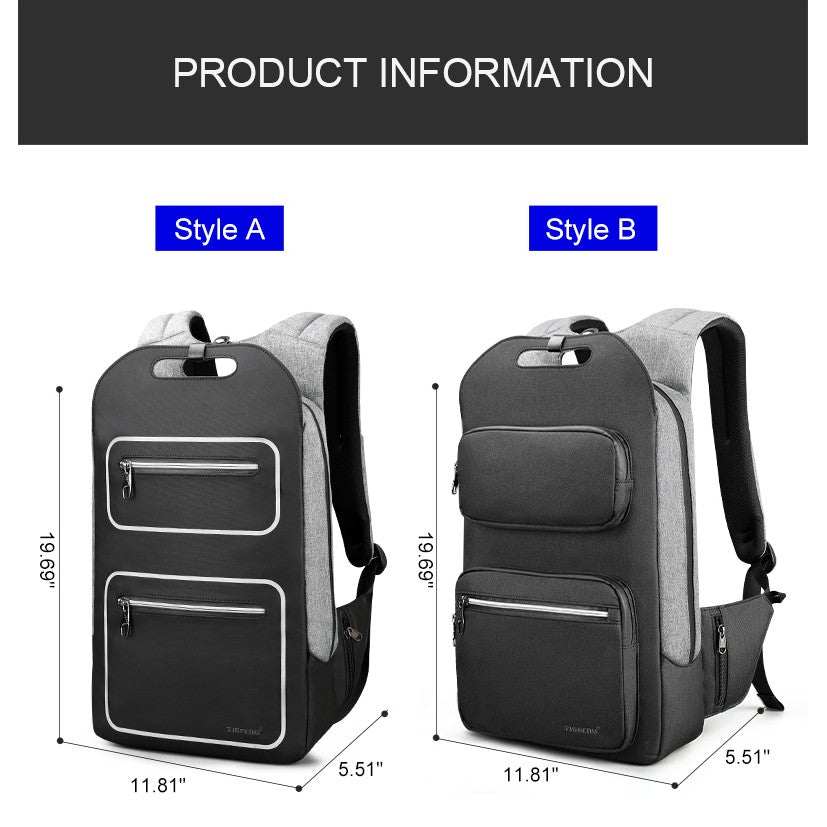 Tigernu T-B3662 15.6 inch Laptop Business School Backpack