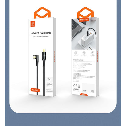 Mcdodo CA-832 100W 90 Degree Type-c to Type-C cable 1.8m