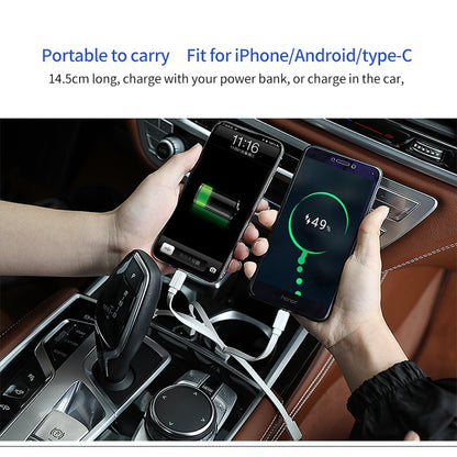 Tigernu T-C008 Charging Cable Lightning iPhone Micro usb Android Type C charger cord