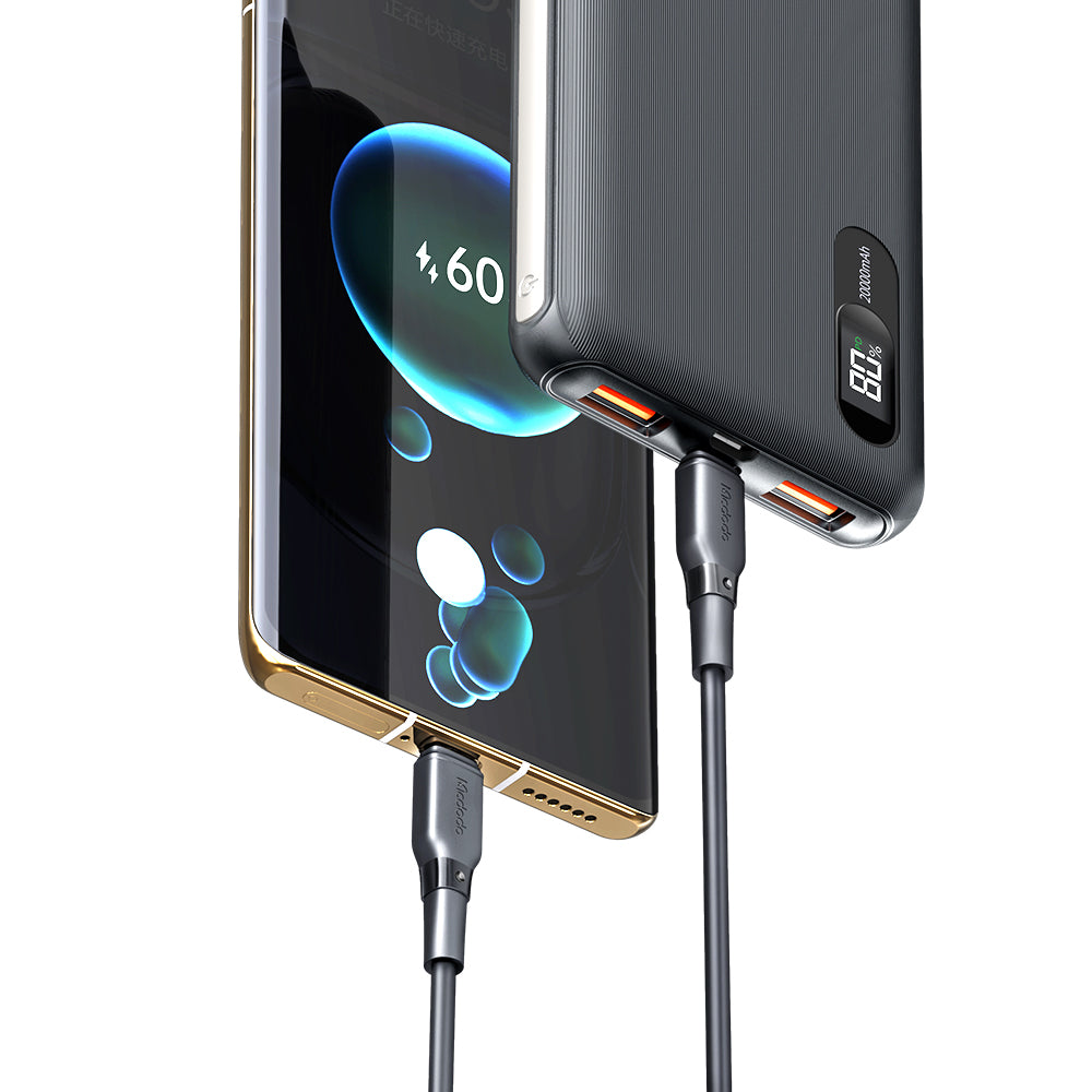 Mcdodo MC-6051 22.5W PD + QC 20000mAh Powerbank with Digital Display Panda Series