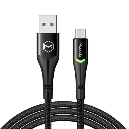Mcdodo CA-7960 USB Type C Data Charging Cable with Switching LED 1m Magnificence Series