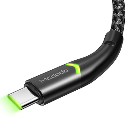 Mcdodo CA-7960 USB Type C Data Charging Cable with Switching LED 1m Magnificence Series