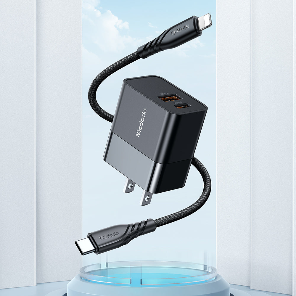 Mcdodo CH-1312 20W Charger + Type C to iPh Cable Set Hydrogen Series
