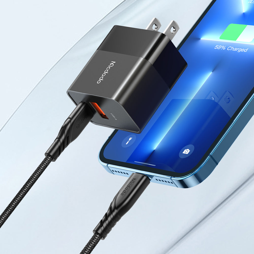 Mcdodo CH-1312 20W Charger + Type C to iPh Cable Set Hydrogen Series