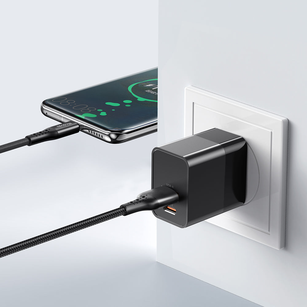 Mcdodo CH-1312 20W Charger + Type C to iPh Cable Set Hydrogen Series