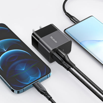Mcdodo CH-1312 20W Charger + Type C to iPh Cable Set Hydrogen Series