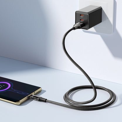 Mcdodo CA-209 6A USB Type C Transparent Data Charging Cable 1.8m Amber Series
