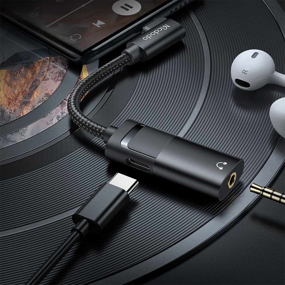 Mcdodo CA-1880 60W PD USB Type C to USB Type C & AUX Port Cable